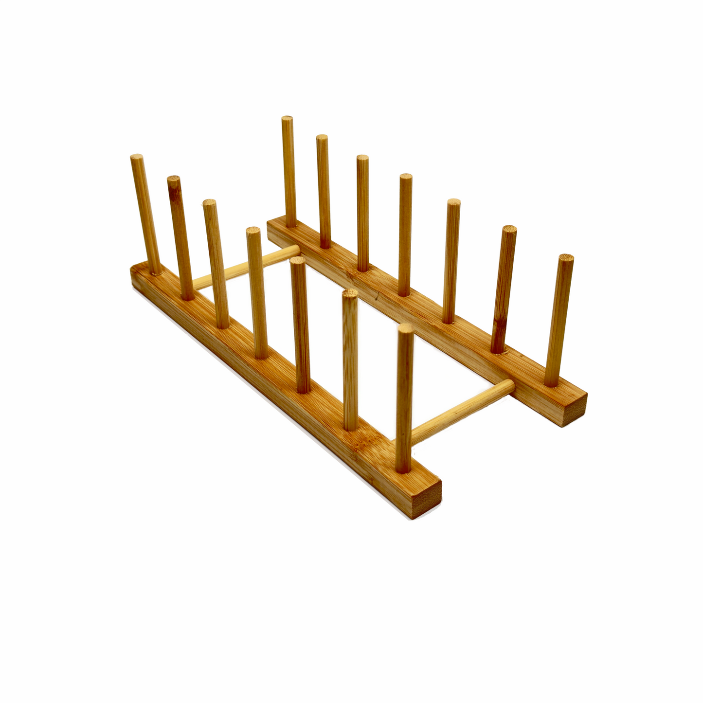 Bamboo 6-Slots Cookware Lid Holder