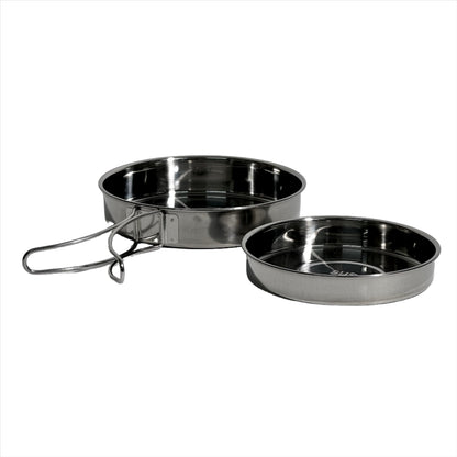 Stainless Camping Cookware Kit 6pcs-Set