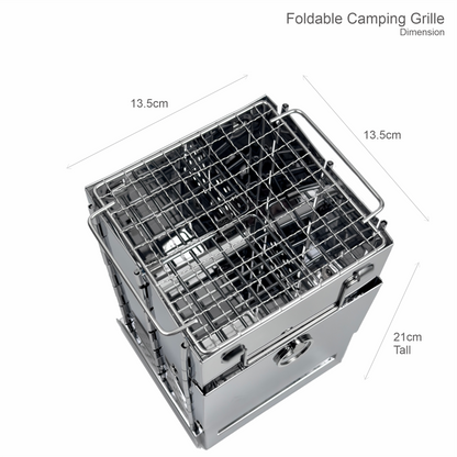 Stainless Foldable Camping Grill