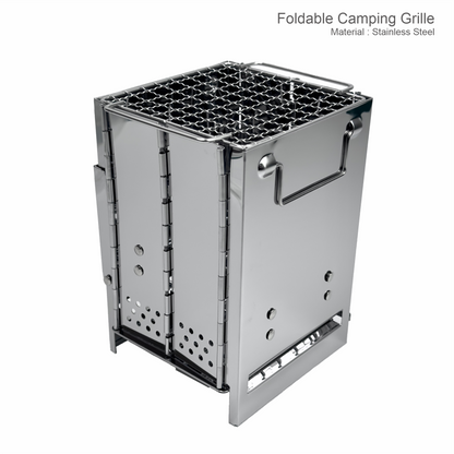 Stainless Foldable Camping Grill