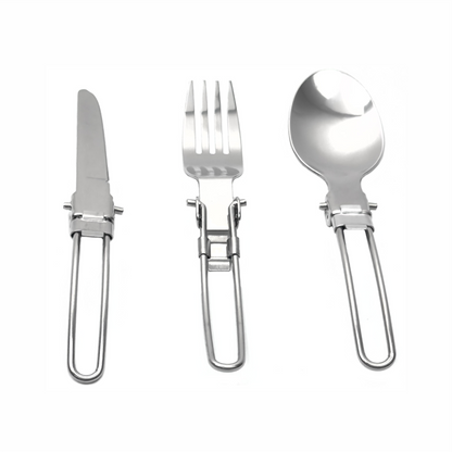 Foldable Camping Cutlery 3pcs-set