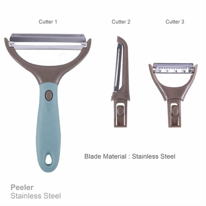 Stainless Peeler (3-in-1)