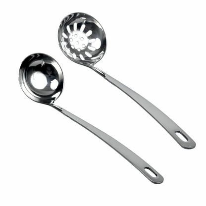 Stainless Soup & Colander Ladle 2pcs-set