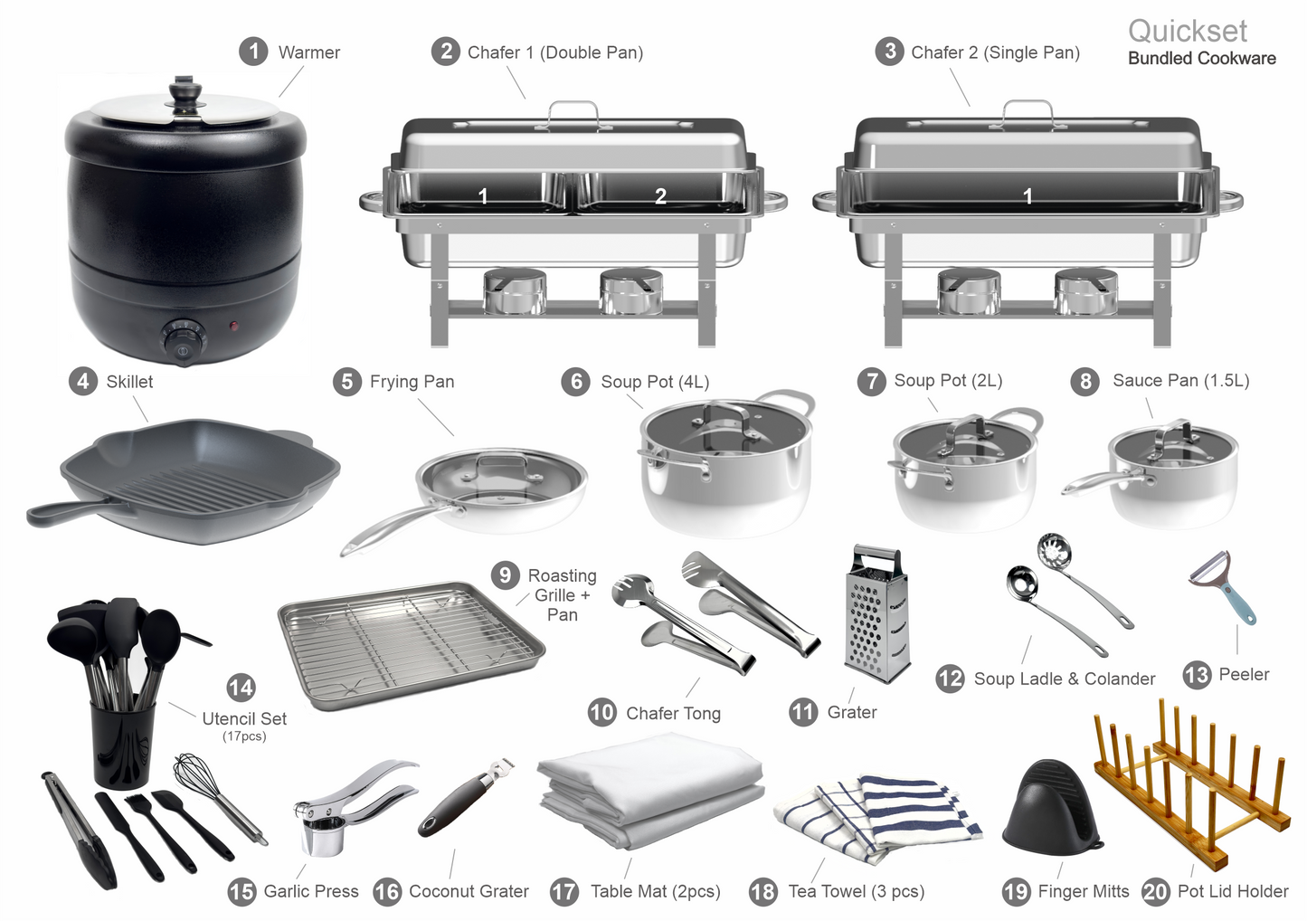 QuickSet Cookware Bundle