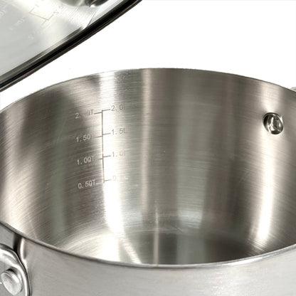 Stainless Soup Pot w/ Glass Lid